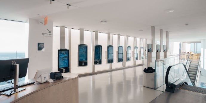 ESCALATOR TO EXIT (LEVEL OB3 - 93rd FLOOR)