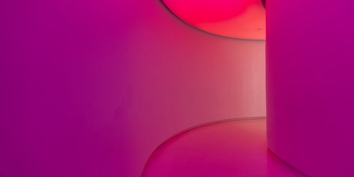 Hall of Lights na saída do elevador Rise no 91º andar do SUMMIT One Vanderbilt